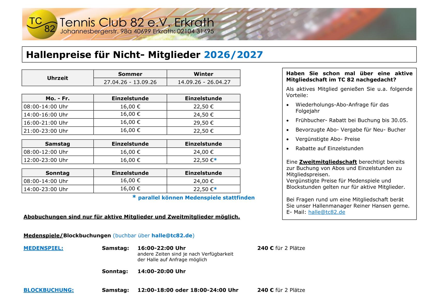 Preisliste